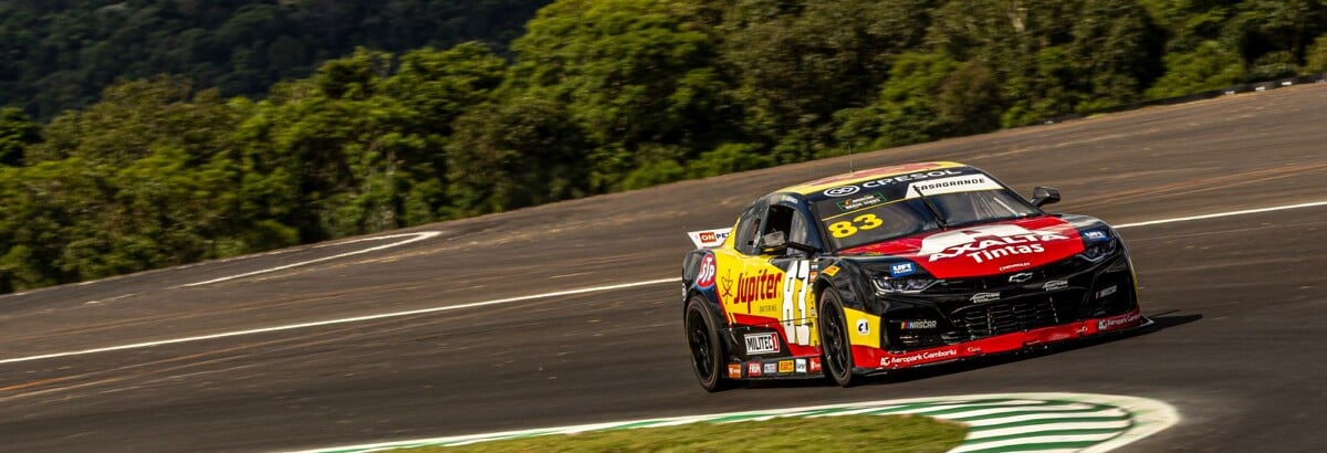 Gabriel Casagrande fatura primeira pole da história da NASCAR Brasil em Chapecó Gabriel Casagrande fatura primeira pole da história da NASCAR Brasil em Chapecó