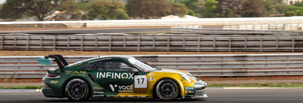 Regadas/Drugovich partem para prova de recuperação em Brasília pela Porsche Endurance