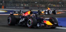 F1: Verstappen improvisa código com a Red Bull após falha no rádio em Singapura