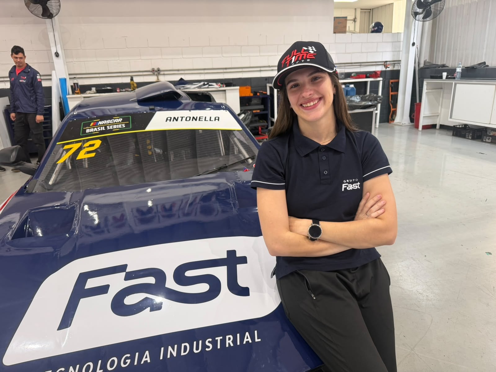 Participação feminina no grid marca recorde para a NASCAR Brasil em Chapecó Antonella Bassani