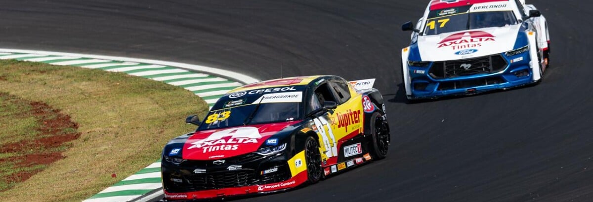NASCAR Brasil: Casagrande bate Maurício e lidera primeiro treino em Chapecó NASCAR Brasil: Casagrande bate Maurício e lidera primeiro treino em Chapecó