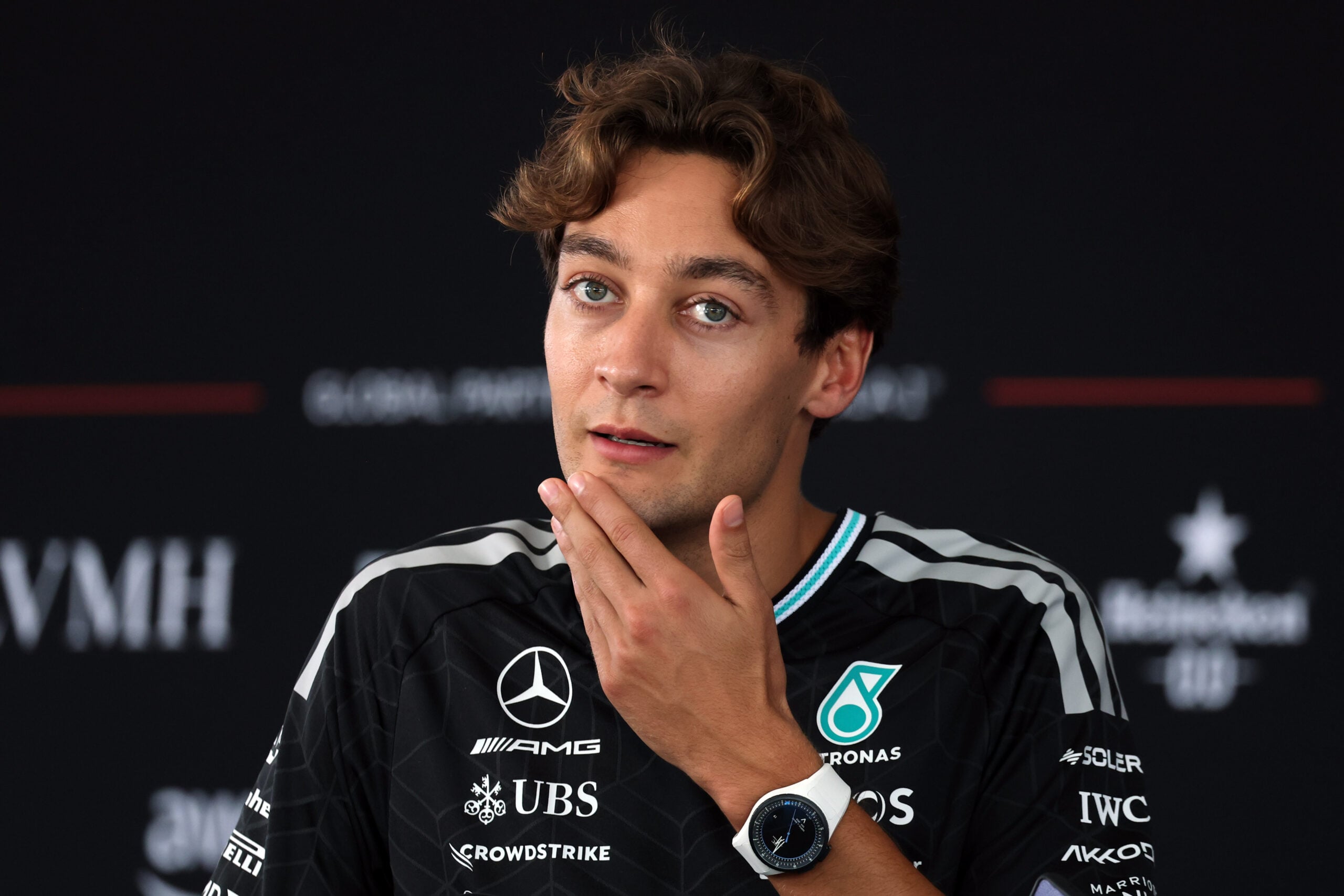 George Russell (GBR) Mercedes AMG F1.