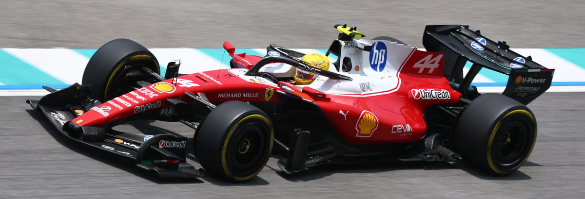 F1: Hamilton recebe advertência após incidente com Bortoleto no TL2 F1: Hamilton recebe advertência após incidente com Bortoleto no TL2