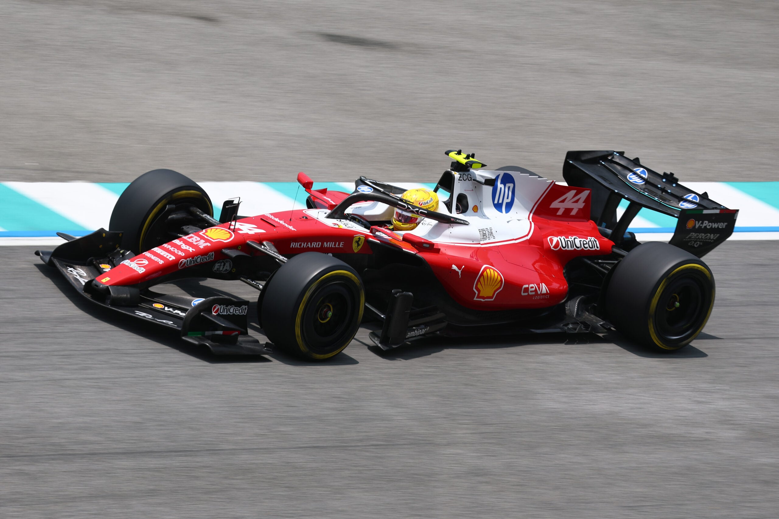 F1: Veja as melhores fotos da sexta-feira em Sepang Lewis Hamilton (GBR) Scuderia Ferrari SF-26.