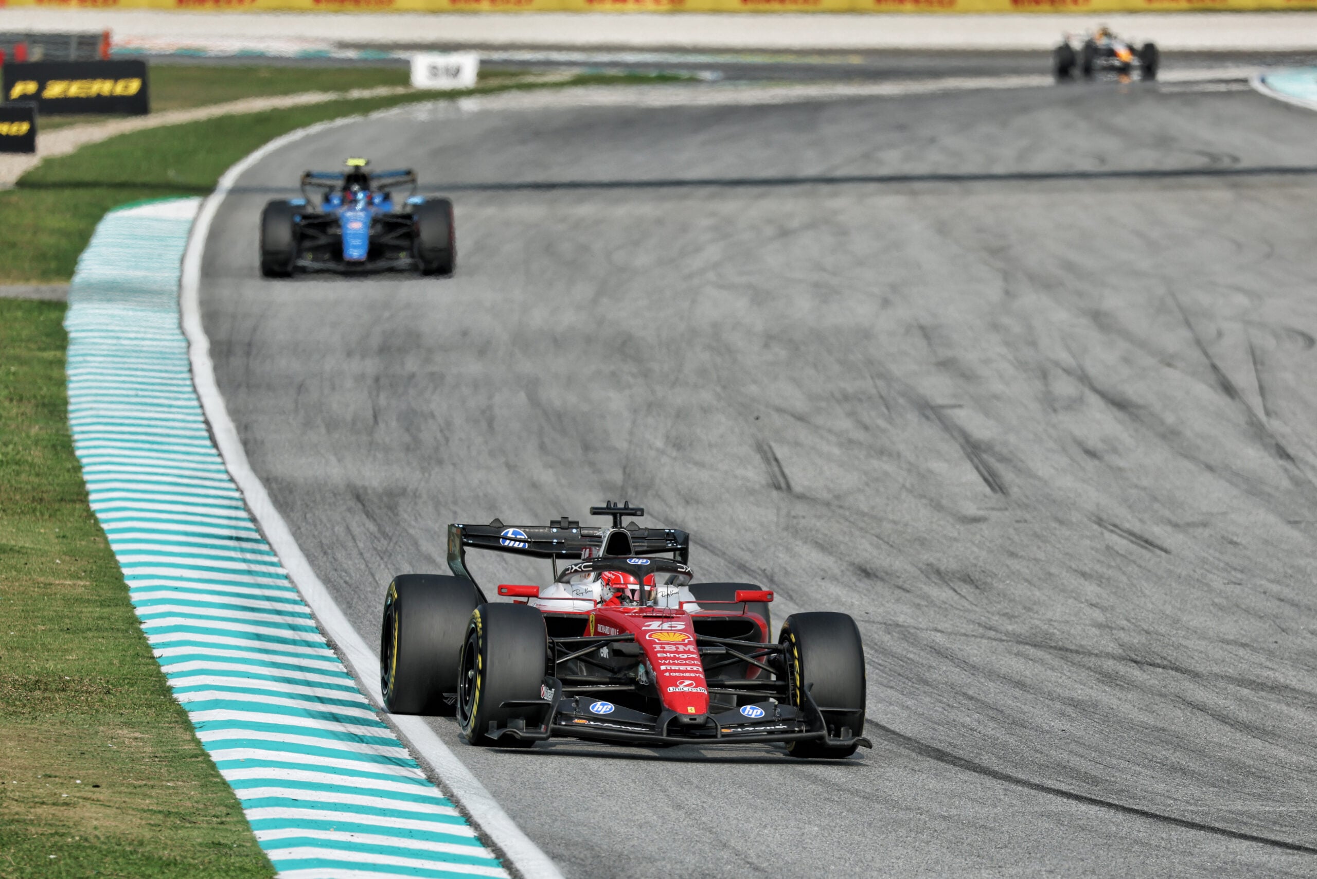 F1: Veja as melhores fotos da sexta-feira em Sepang Charles Leclerc (MON) Scuderia Ferrari SF-26.