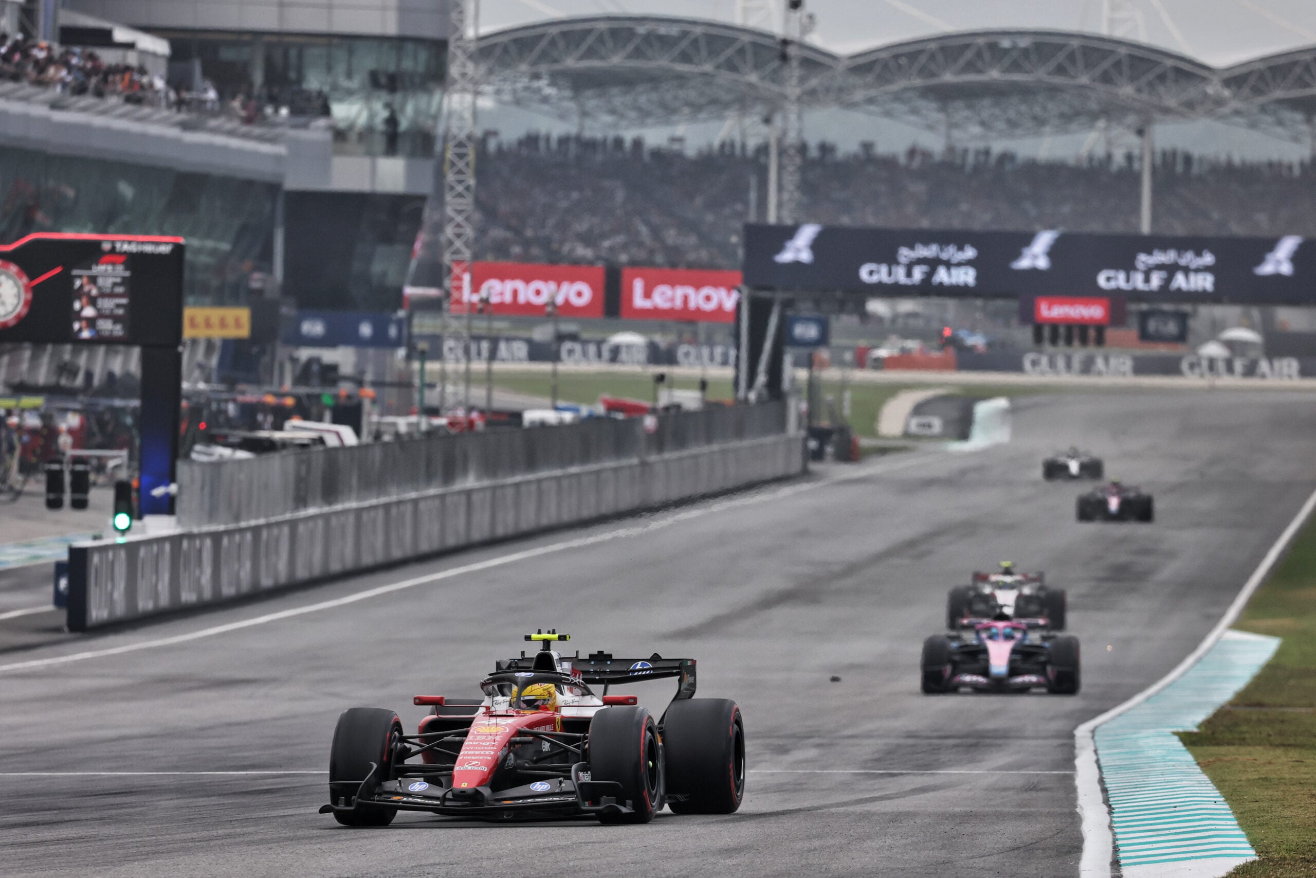 F1: Veja as melhores fotos do domingo em Sepang Lewis Hamilton (GBR) Scuderia Ferrari SF-26.