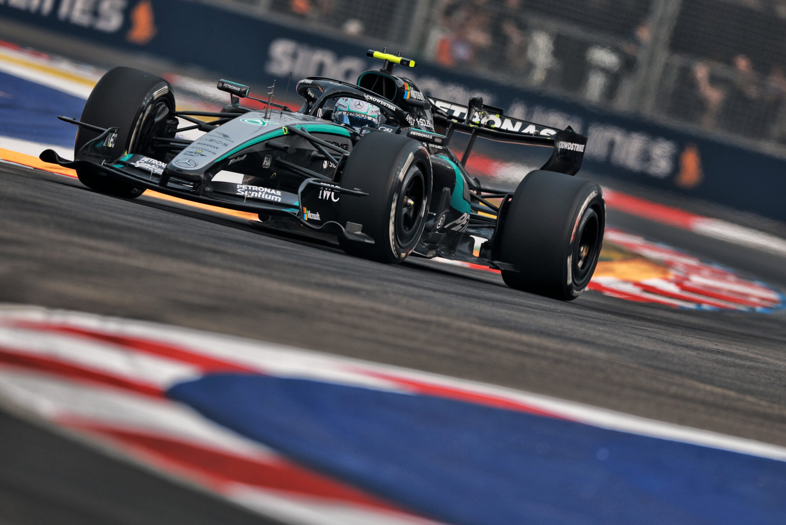 F1: Antonelli se surpreende com chance de título já em Austin Andrea Kimi Antonelli (ITA) Mercedes AMG Formula One Team W17.
