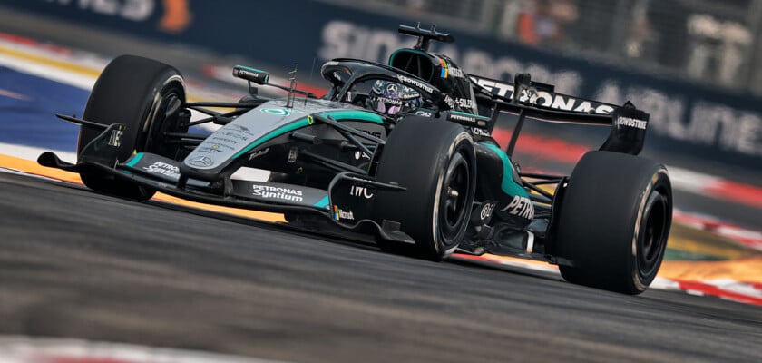 F1: George Russell troca motor e larga no fundo do grid em Singapura