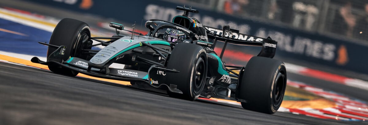 F1: Russell troca unidade de potência e larga do fundo em Singapura F1: Russell troca unidade de potência e larga do fundo em Singapura