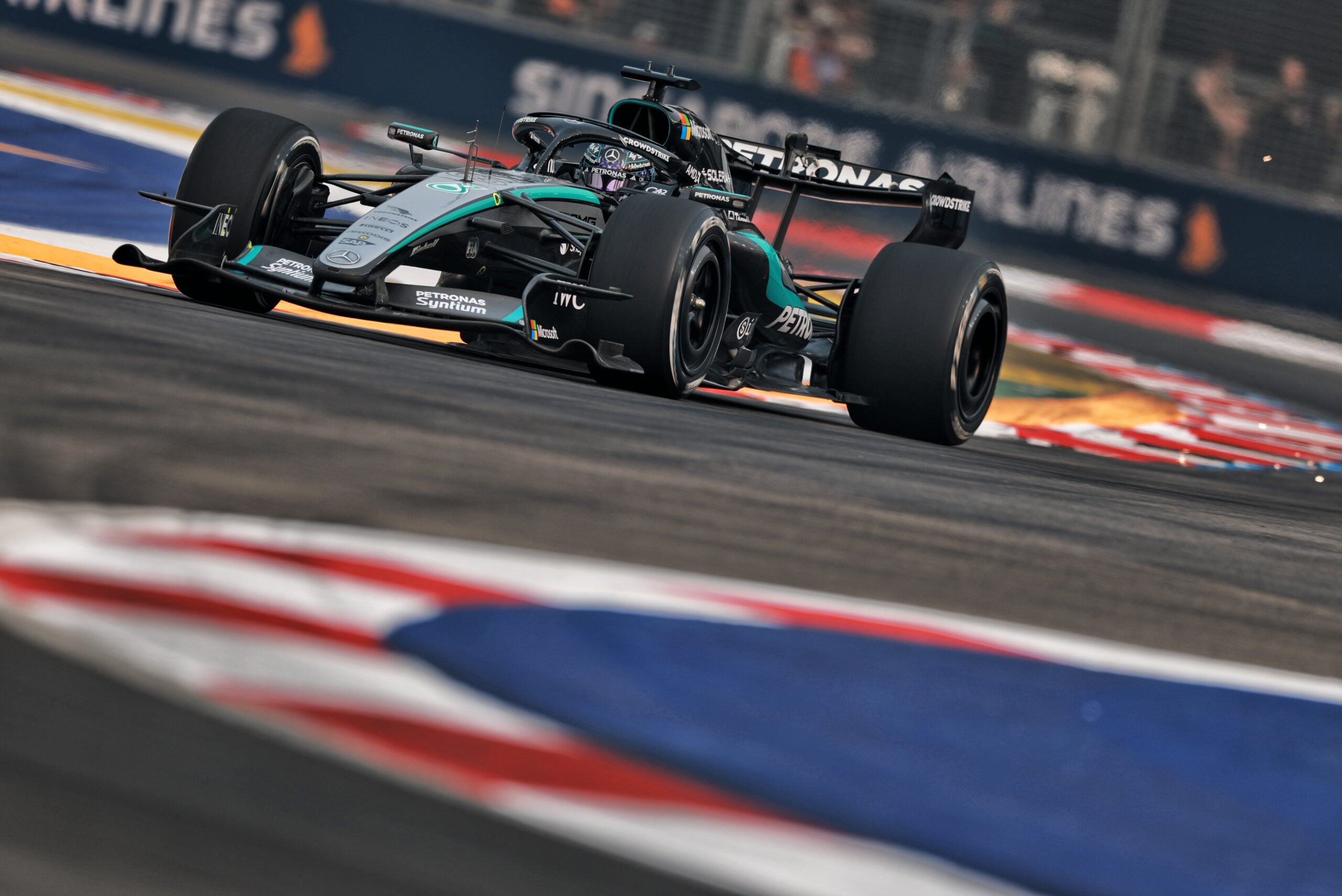 George Russell (GBR) Mercedes AMG Formula One Team W17.