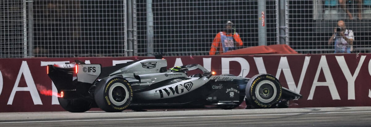 F1: Cadillac enfrenta dificuldades em sexta-feira complicada em Singapura F1: Cadillac enfrenta dificuldades em sexta-feira complicada em Singapura