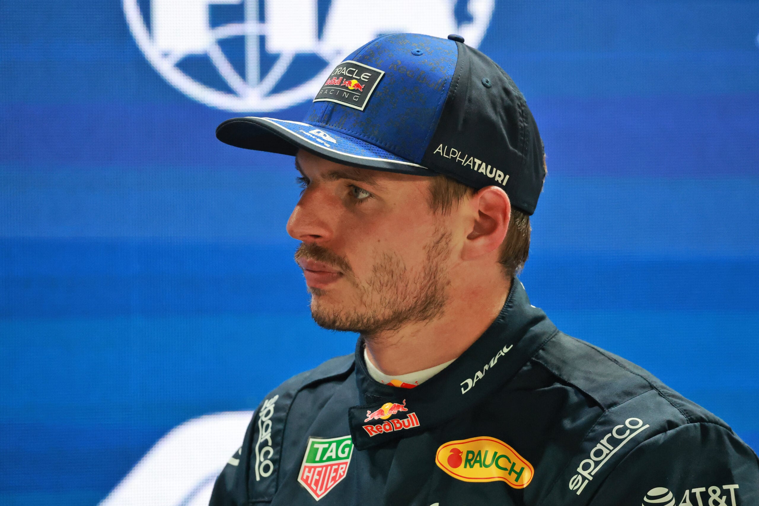 Max Verstappen (NLD) Red Bull Racing in Sprint qualifying parc ferme.