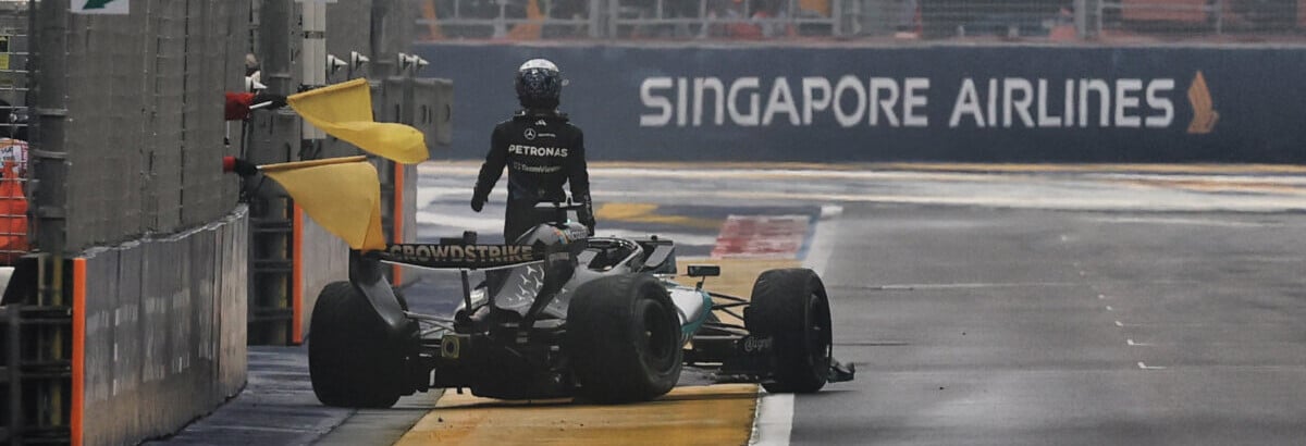 F1: Russell assume erro “muito bobo” após bater na Sprint F1: Russell assume erro “muito bobo” após bater na Sprint