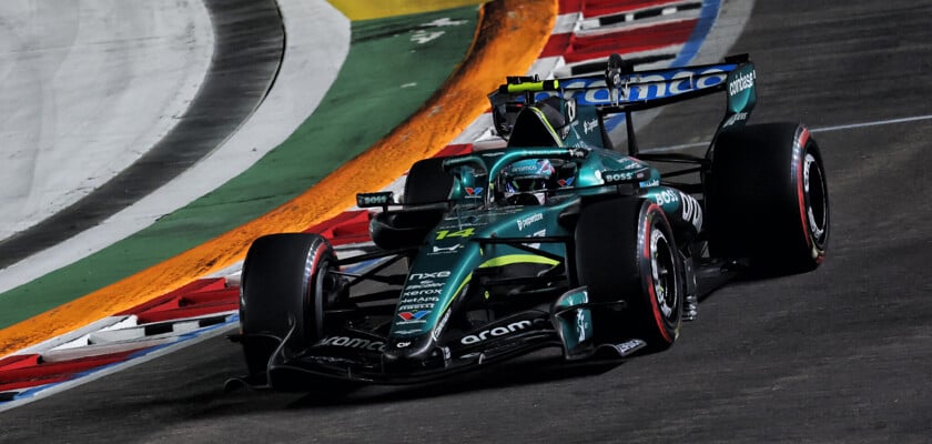 GP de Singapura: Aston Martin sofre na classificação e lamenta carro