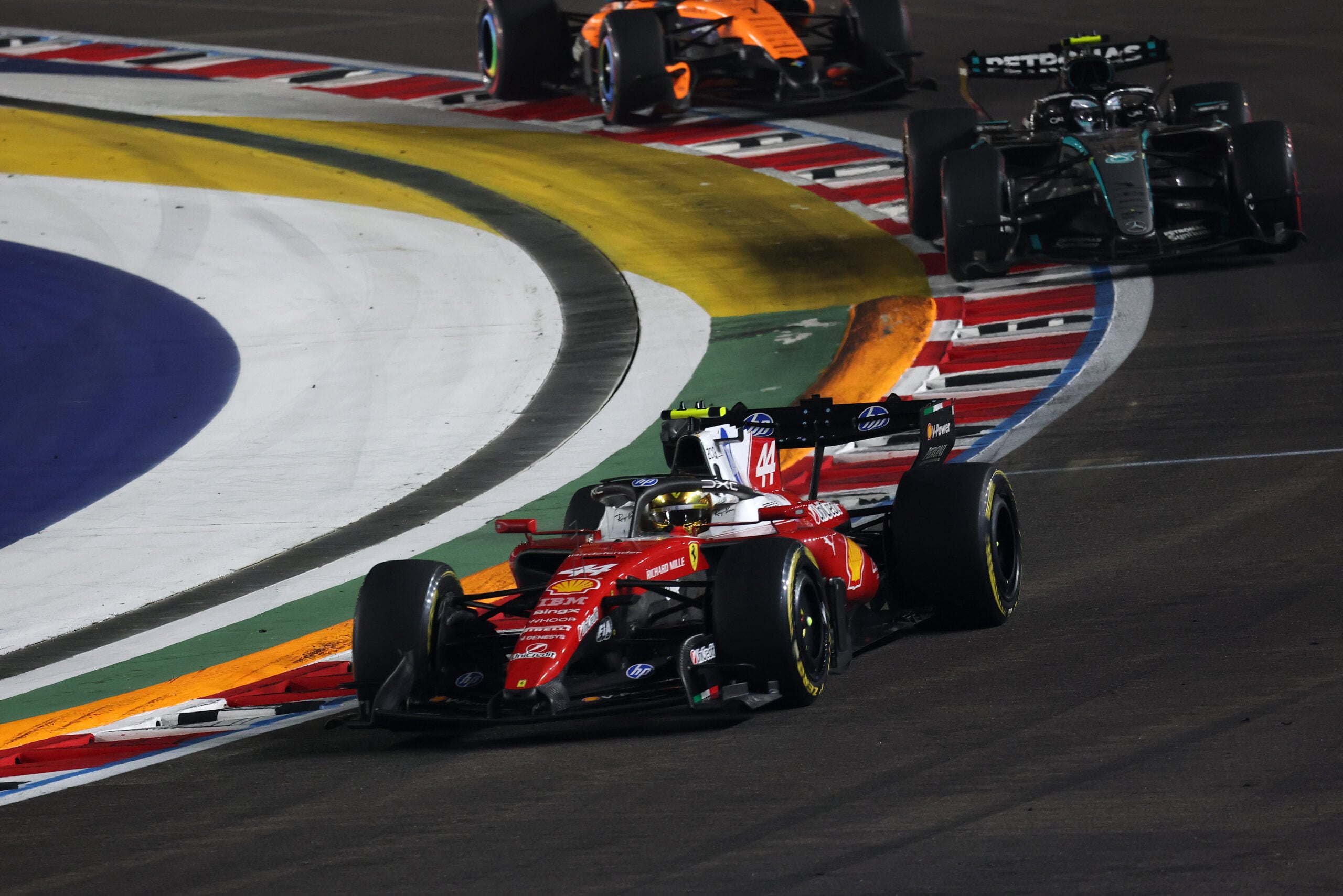 F1: Hamilton assume responsabilidade por estratégia que deu errado em Singapura Lewis Hamilton (GBR) Scuderia Ferrari SF-26.