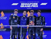 F1: Emissora pede desculpas por palavrões ditos por Verstappen na sala pré-pódio em Singapura
