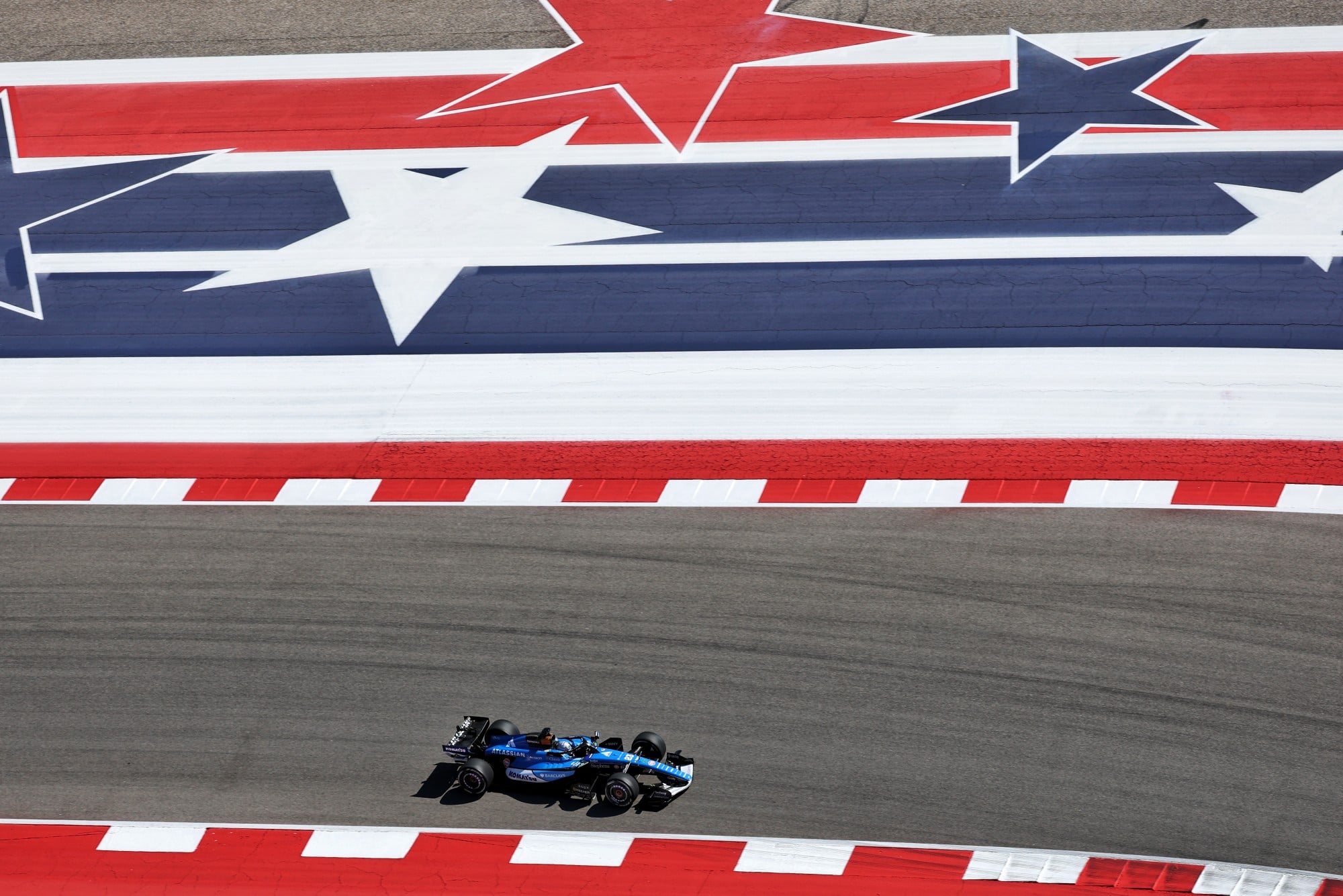 F1: Confira as imagens desta sexta-feira da F1 nos Estados Unidos Alexander Albon (THA) Williams F1 Team FW48.