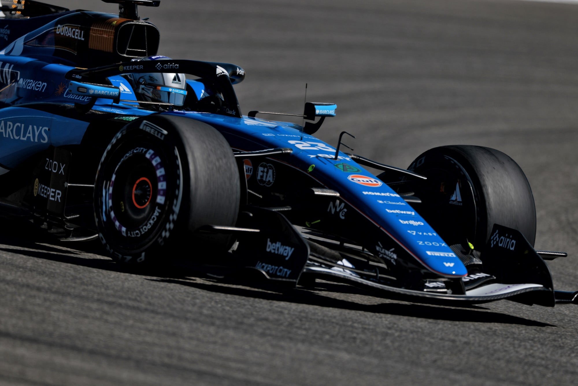 F1: Confira as imagens desta sexta-feira da F1 nos Estados Unidos Alexander Albon (THA) Williams F1 Team FW48.