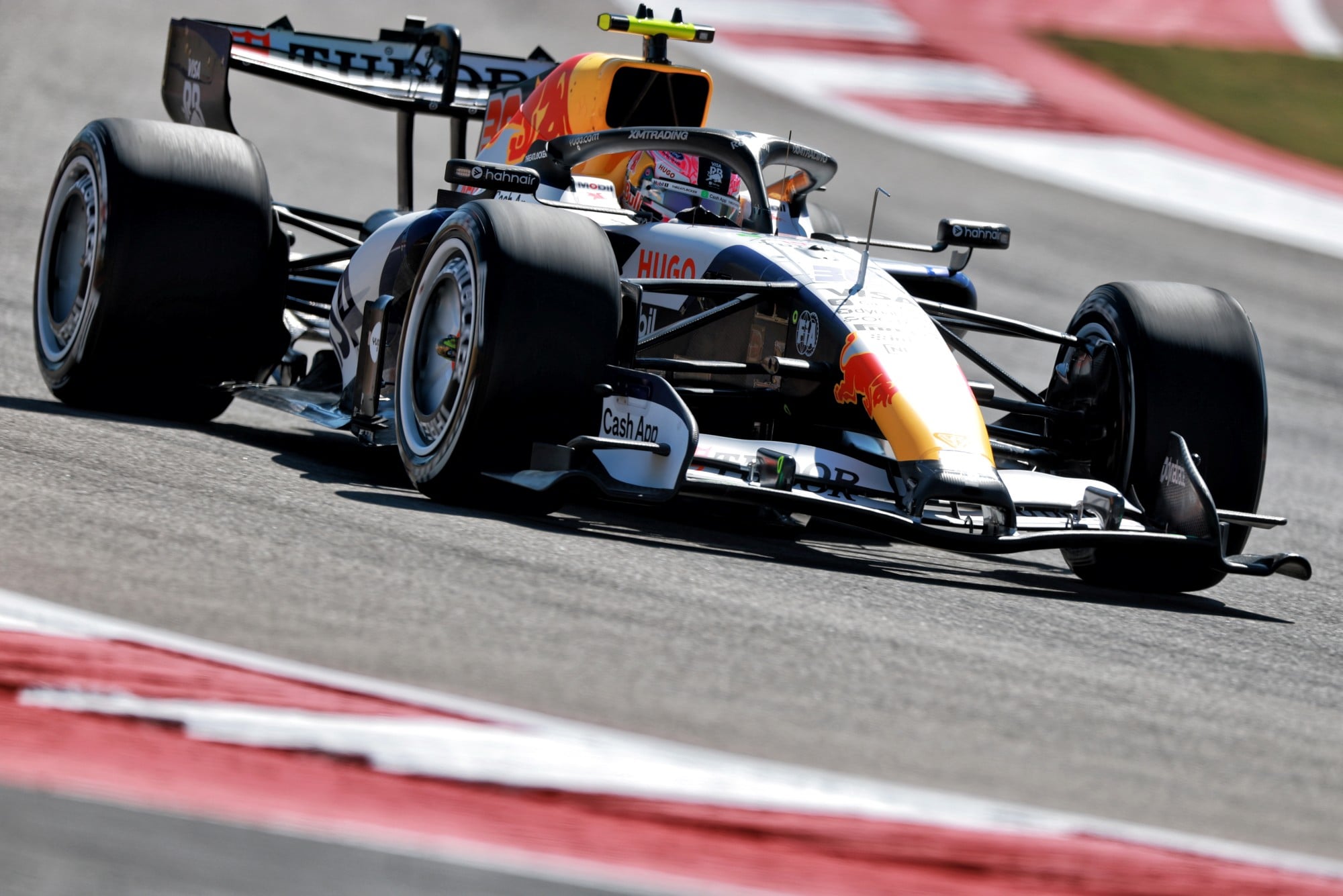 F1: Confira as imagens desta sexta-feira da F1 nos Estados Unidos Liam Lawson (NZL) Racing Bulls Formula One Team VCARB 03.