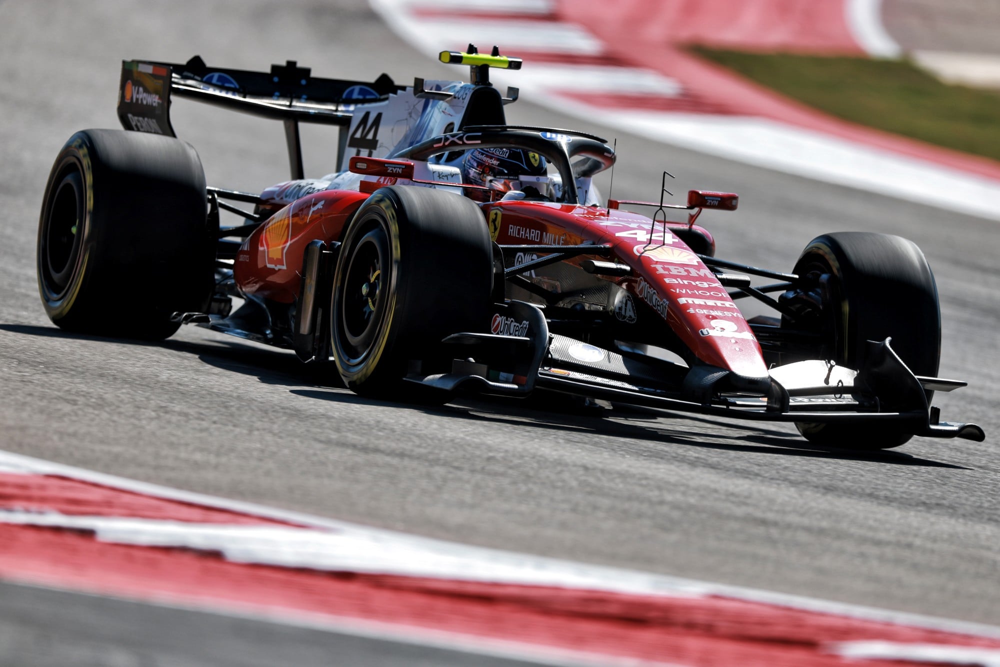 F1: Confira as imagens desta sexta-feira da F1 nos Estados Unidos Lewis Hamilton (GBR) Scuderia Ferrari SF-26.