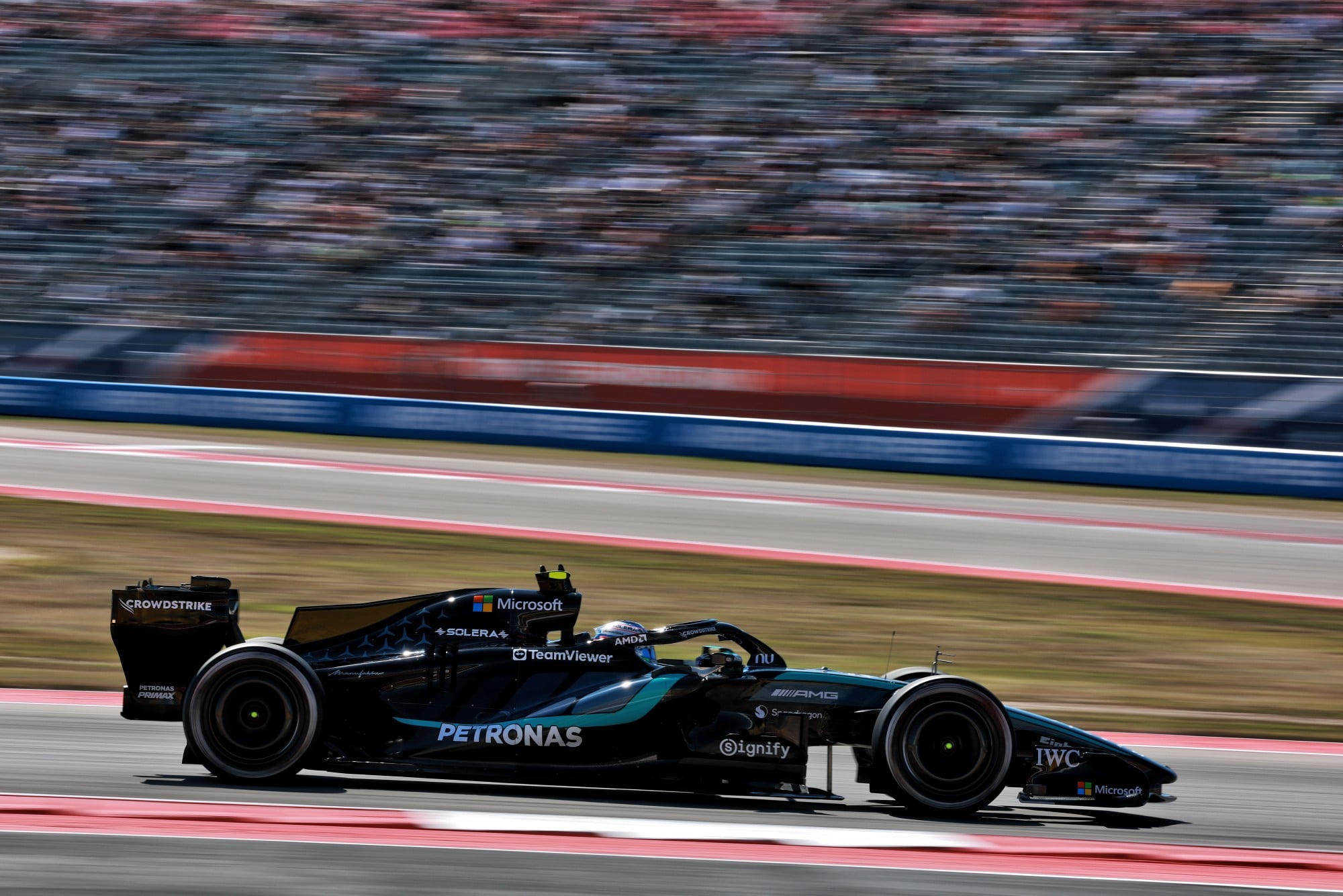 F1: Confira as imagens desta sexta-feira da F1 nos Estados Unidos Andrea Kimi Antonelli (ITA) Mercedes AMG Formula One Team W17.