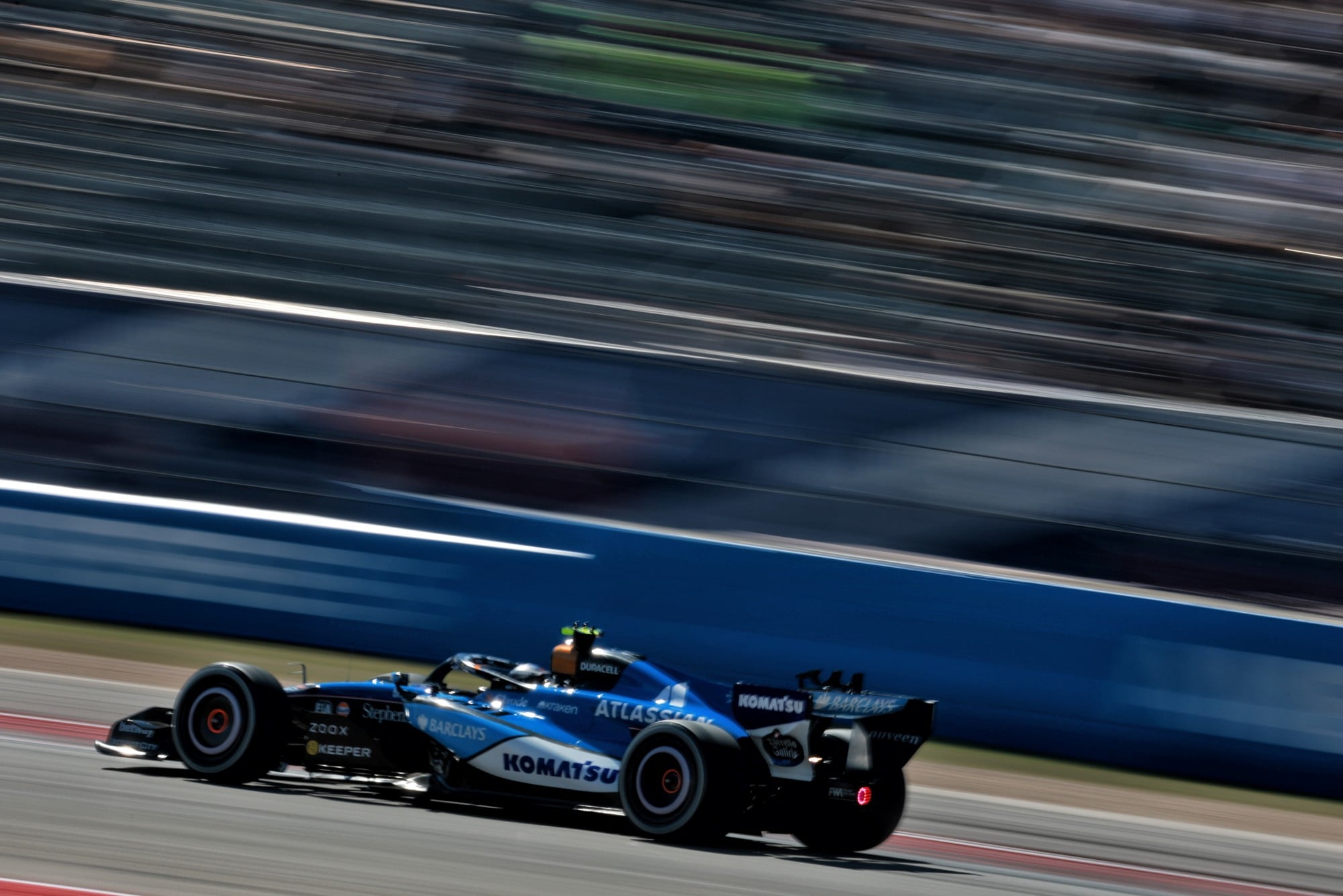 F1: Confira as imagens desta sexta-feira da F1 nos Estados Unidos Carlos Sainz (ESP) Williams F1 Team FW48.