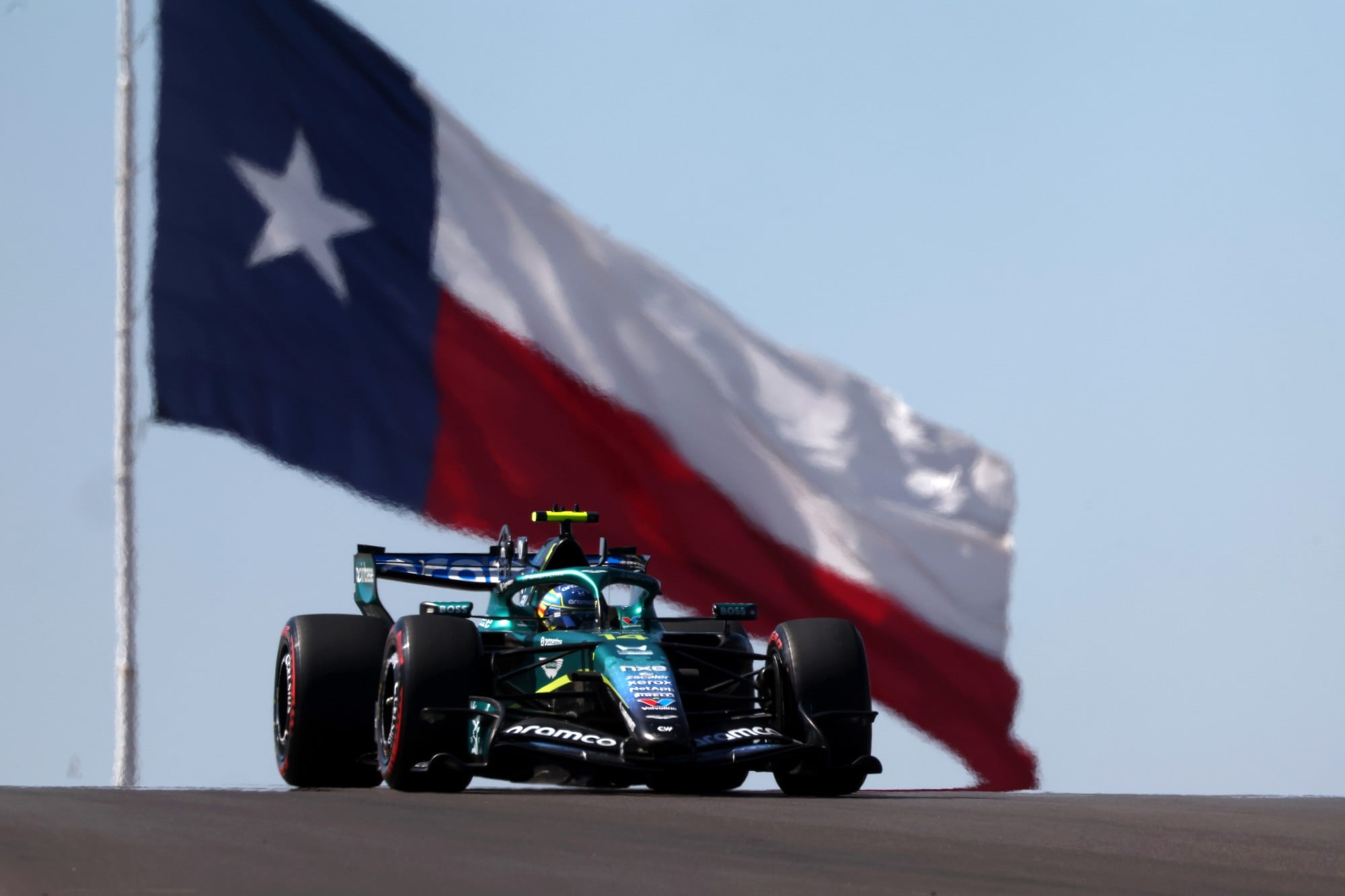 F1: Confira as imagens desta sexta-feira da F1 nos Estados Unidos Fernando Alonso (ESP) Aston Martin F1 Team AMR26.