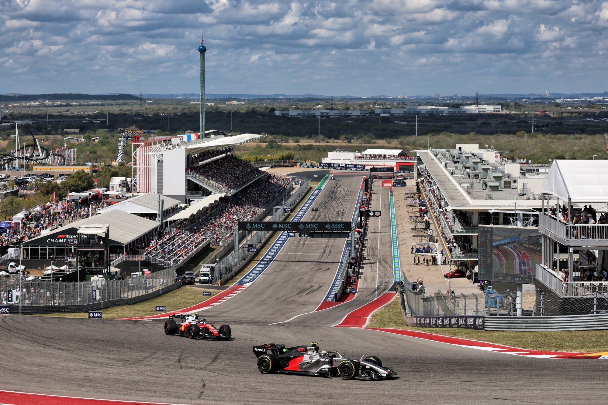F1: Confira as imagens deste sábado do GP dos Estados Unidos 2026 Gabriel Bortoleto (BRA) Audi F1 Team R26.