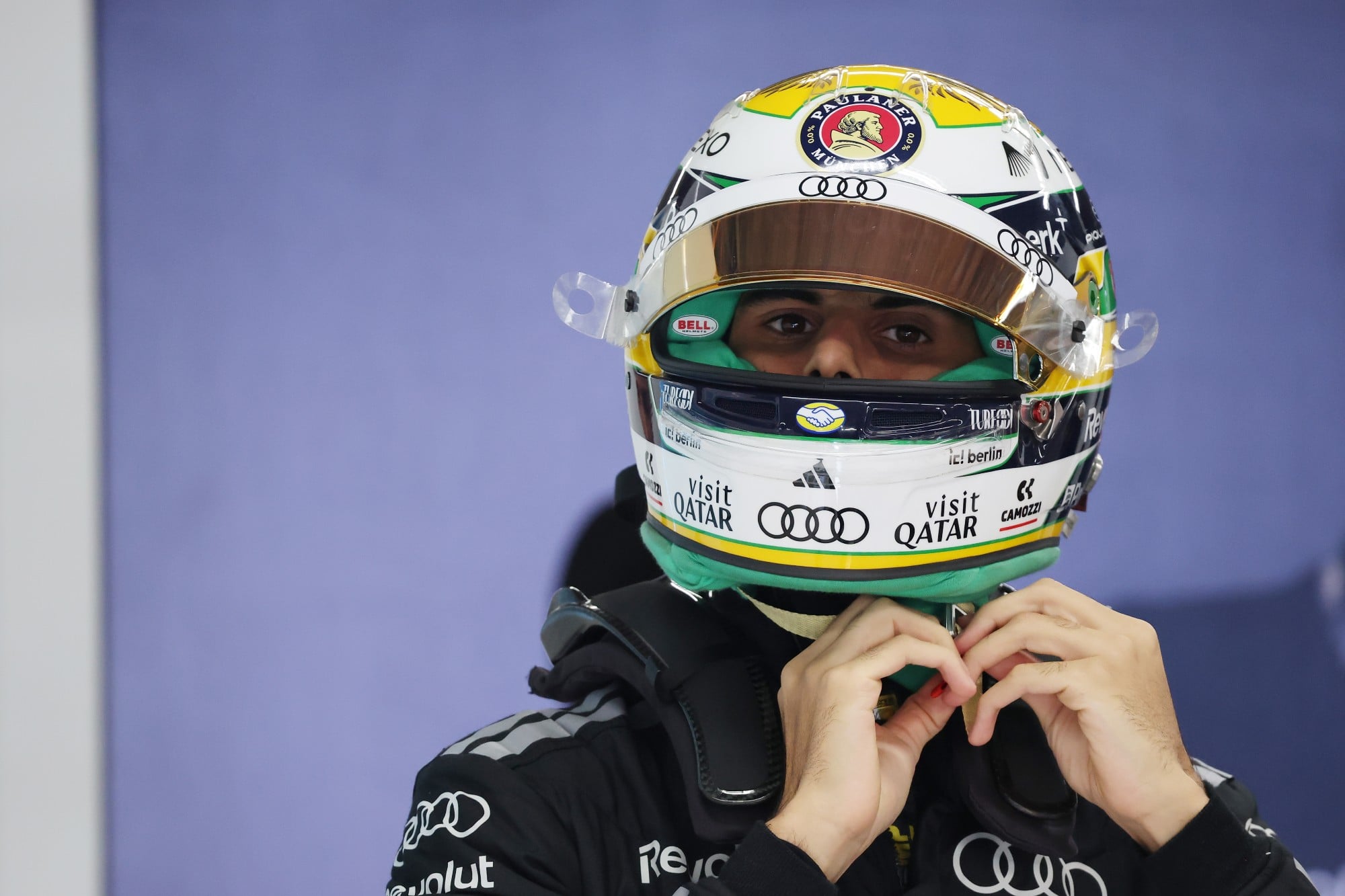 F1: Confira as imagens deste sábado do GP dos Estados Unidos 2026 Gabriel Bortoleto (BRA) Audi F1 Team.