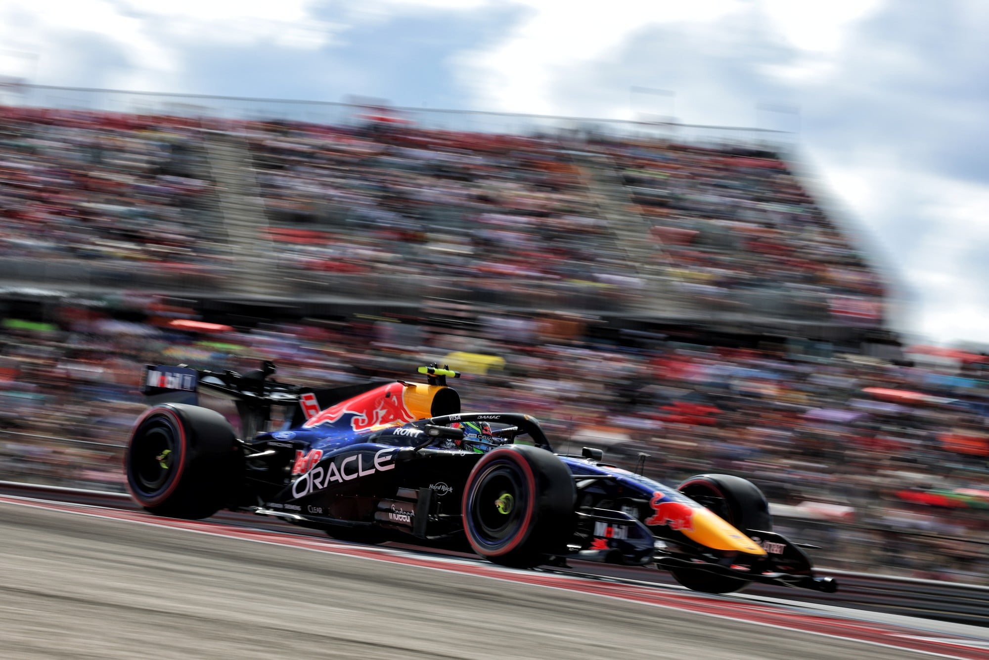 F1: Confira as imagens deste sábado do GP dos Estados Unidos 2026 Isack Hadjar (FRA) Red Bull Racing RB22.