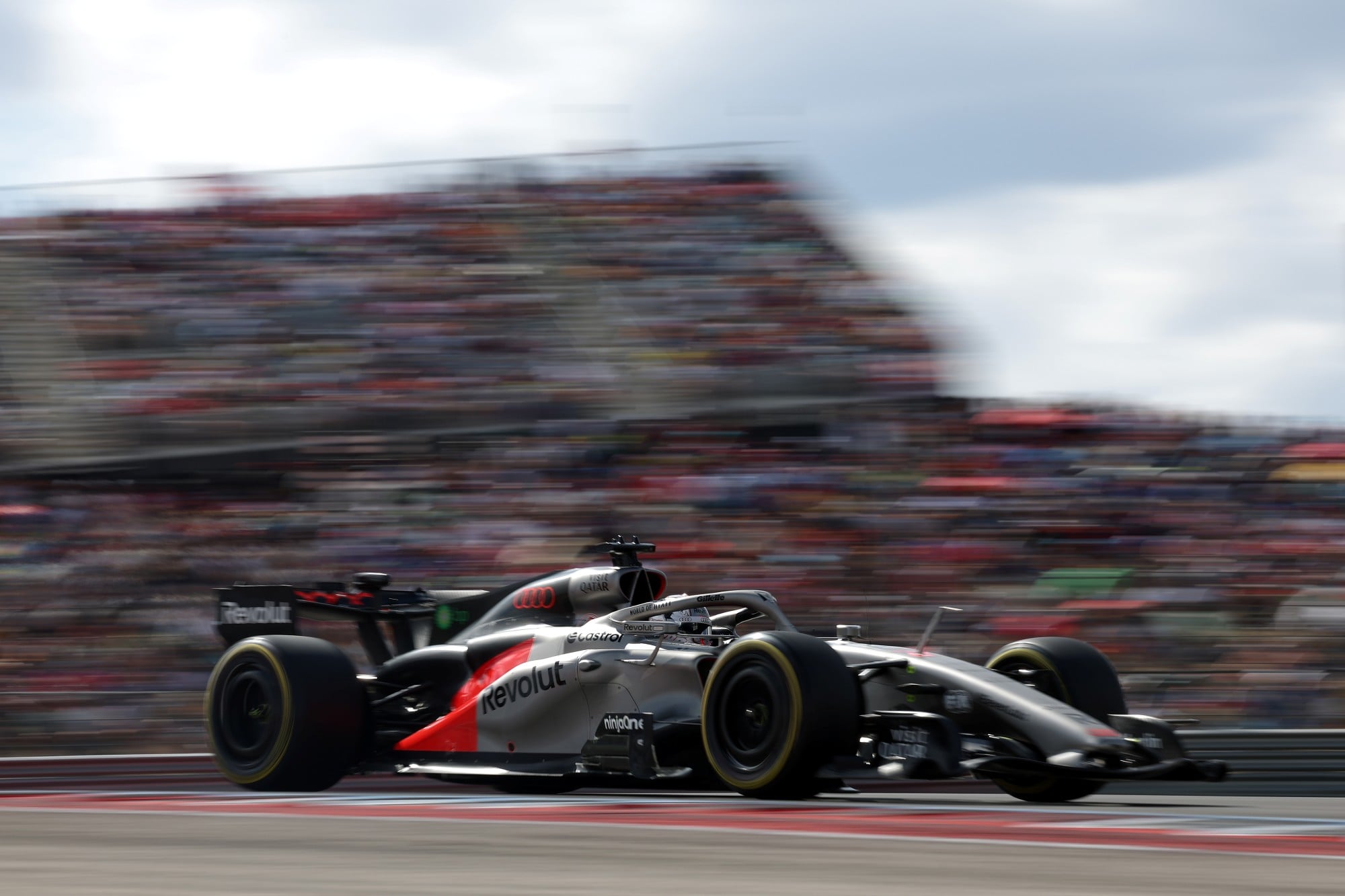 F1: Confira as imagens deste sábado do GP dos Estados Unidos 2026 Nico Hulkenberg (GER) Audi F1 Team R26.