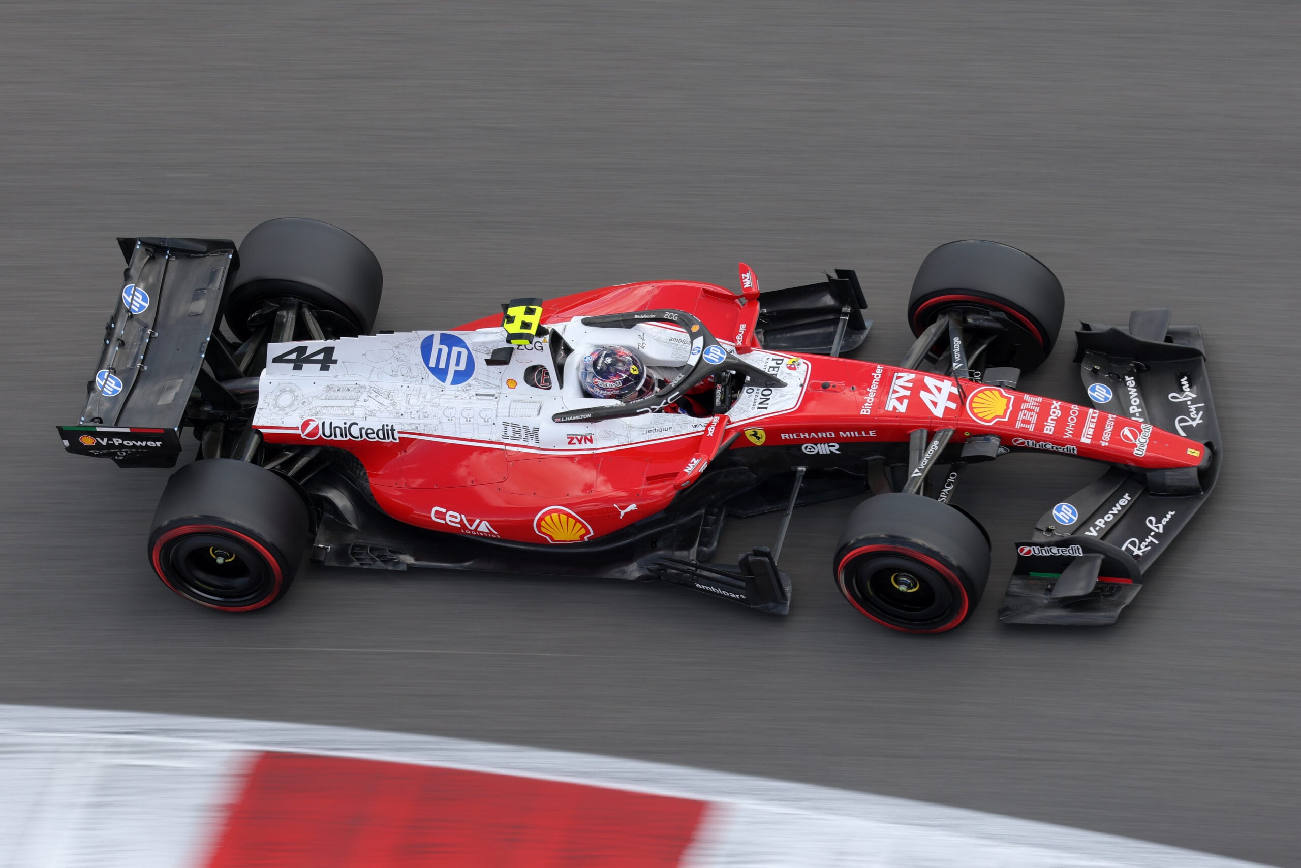F1: Hamilton cita falta de ritmo nos primeiros stints do GP dos EUA: "Não conseguia virar o carro" Lewis Hamilton (GBR) Scuderia Ferrari SF-26.