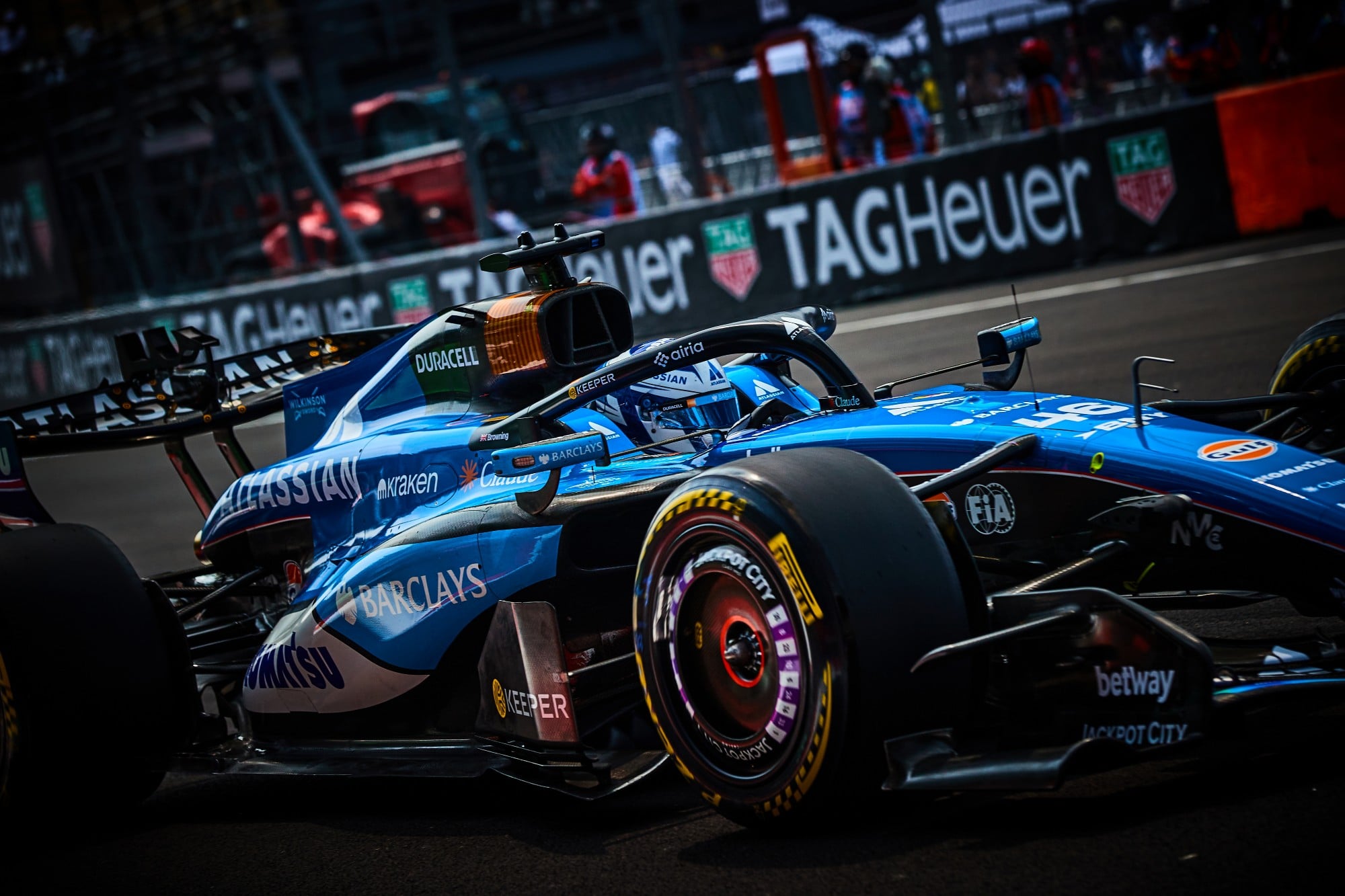 Luke Browning (GBR) Williams F1 Team FW48 Reserve Driver.
