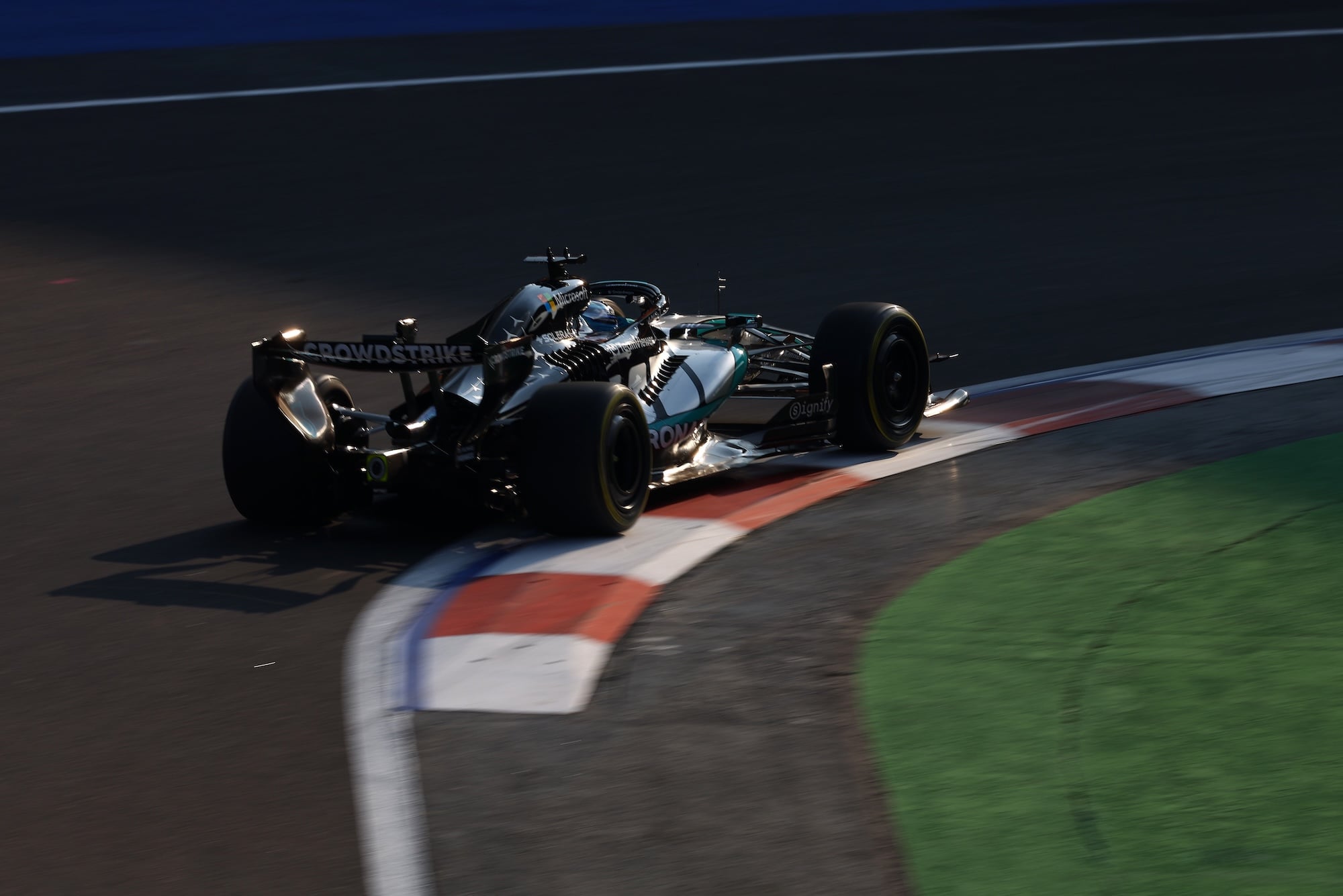 George Russell (GBR) Mercedes AMG Formula One Team W17.
