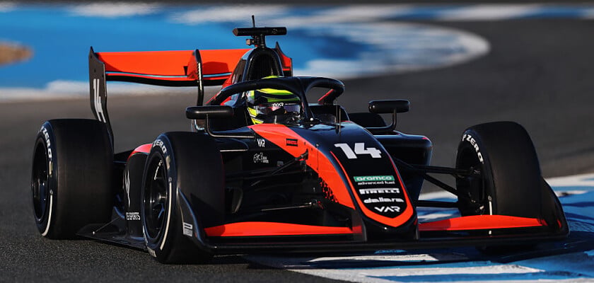 F3: Macedo fecha quarta-feira de testes com melhor tempo em Jerez. Clerot é o terceiro
