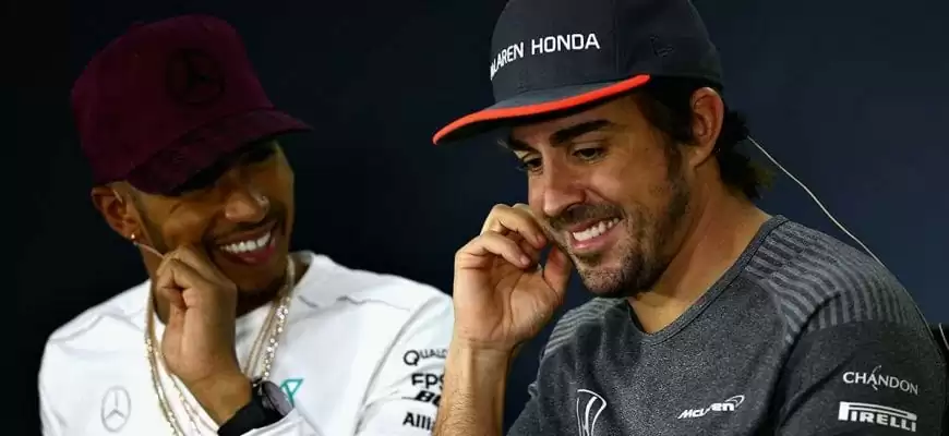Fernando Alonso e Lewis Hamilton - GP do Canadá