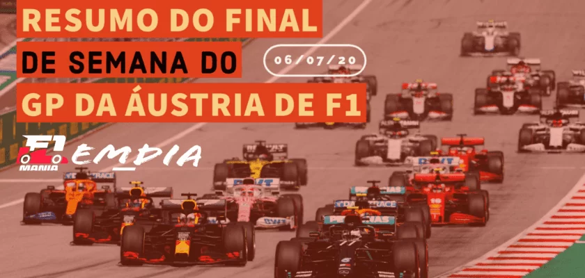 Resumo do final de semana do GP da Áustria de F1 - F1Mania em Dia 24/06/2020