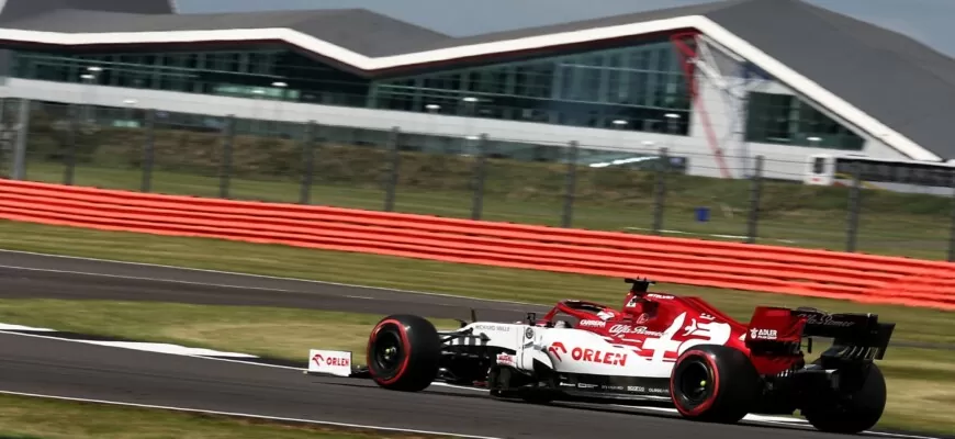 Kimi Raikkonen (Alfa Romeo) GP da Inglaterra F1 2020