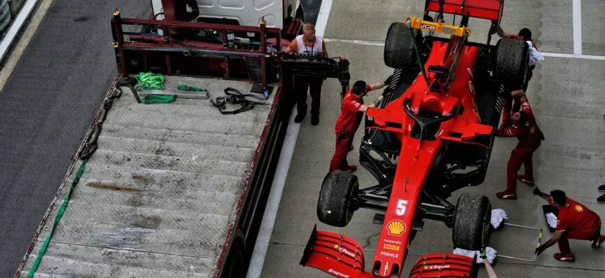 Sebastian Vettel (Ferrari) GP dos 70 Anos da F1 2020 - Silverstone
