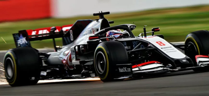 Romain Grosjean (Haas) GP dos 70 Anos da F1 2020 - Silverstone