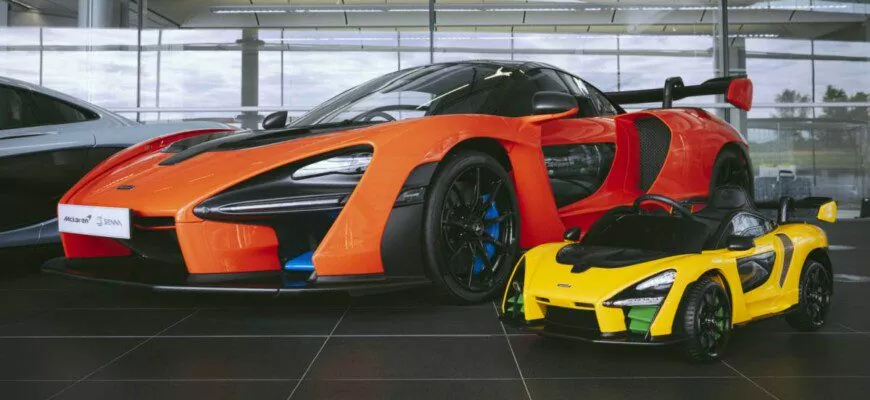 McLaren Senna ‘Ride-On’ é o mais recente lançamento no setor de brinquedos elétricos em 2020
