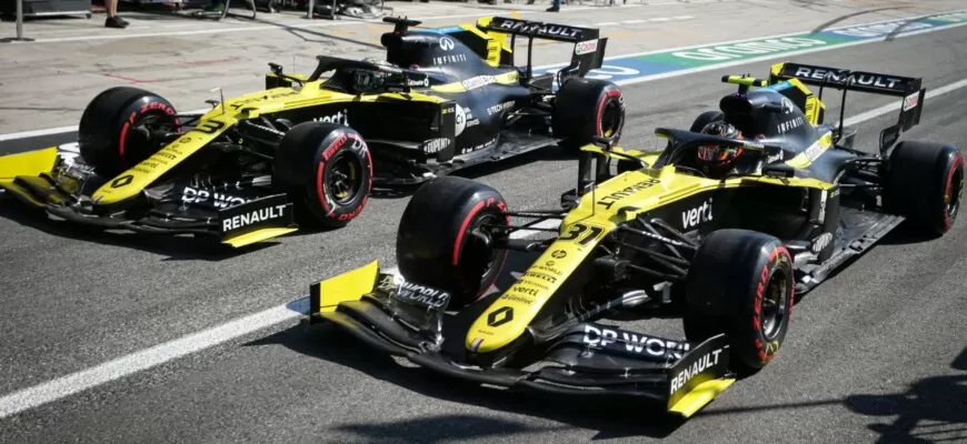Daniel Ricciardo e Esteban Ocon (Renault) GP da Itália F1 2020