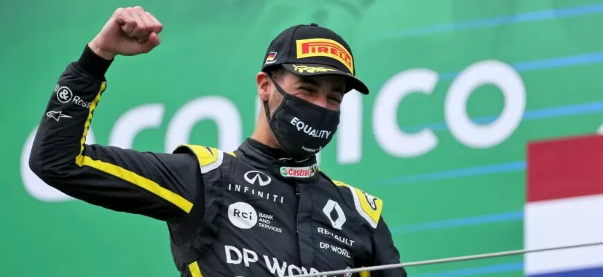 Daniel Ricciardo - Pódio - GP de Eifel F1 2020 Nurburgring
