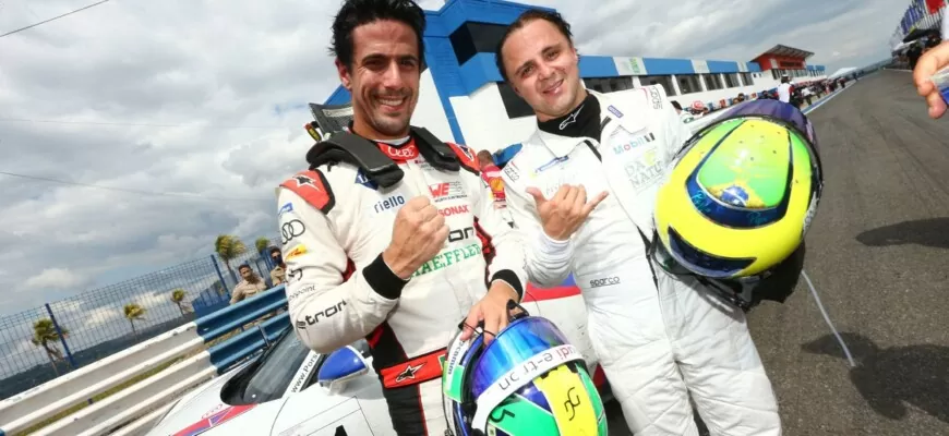 Felipe Massa e Lucas di Grassi (300 km de Goiânia - Porsche Cup Endurance Series)