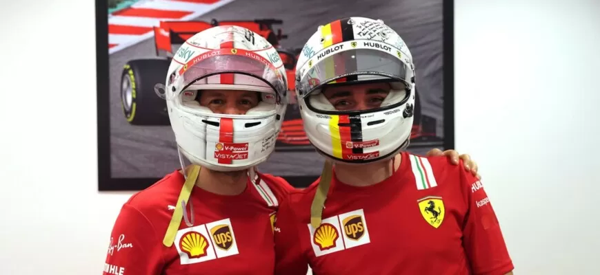 Vettel e Leclerc - GP Abu Dhabi - F1 2020