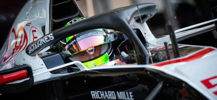 Mick Schumacher (Haas) - Teste Abu Dhabi