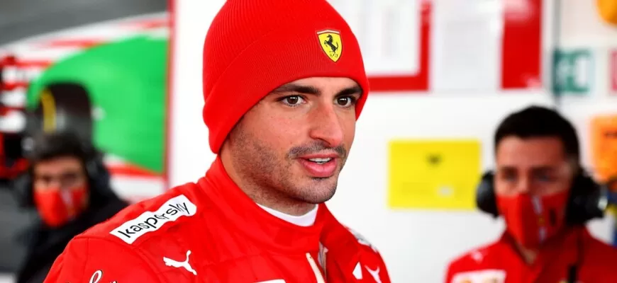 Carlos Sainz - testes da Ferrari em Fiorano