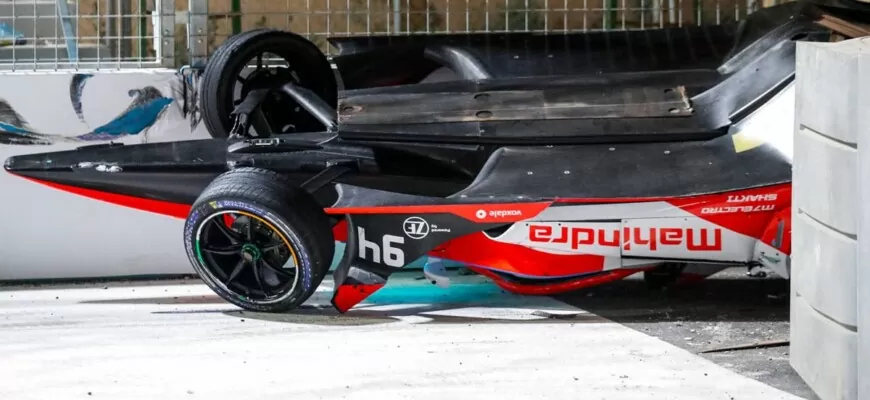 Câmera de segurança mostra novas imagens do acidente de Alex Lynn na Fórmula E