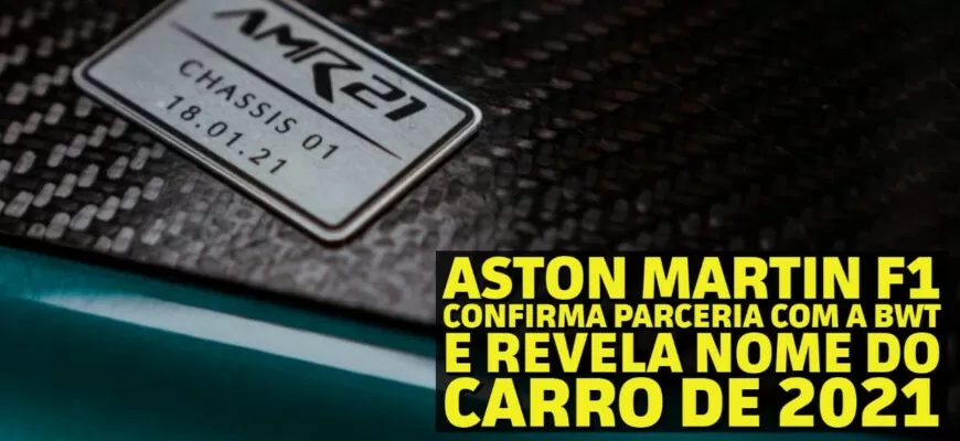 Em Dia: Aston Martin F1 confirma parceria com a BWT e revela nome do carro de 2021
