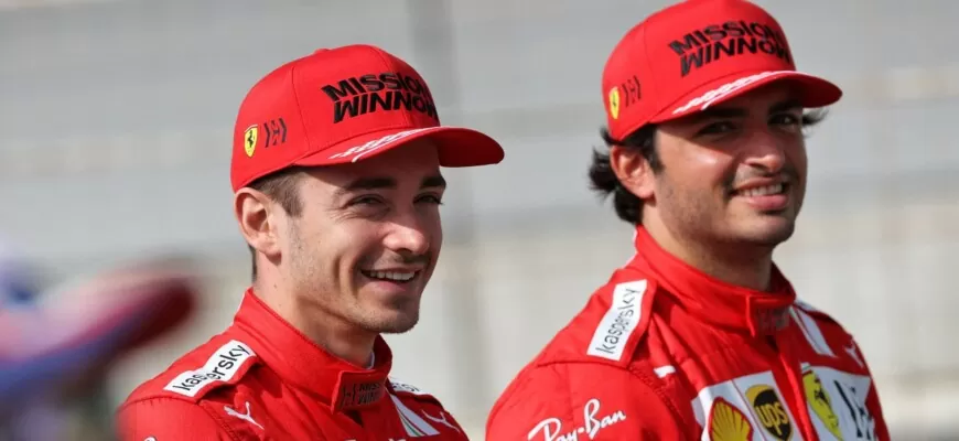 Charles Leclerc e Carlos Sainz (Ferrari)